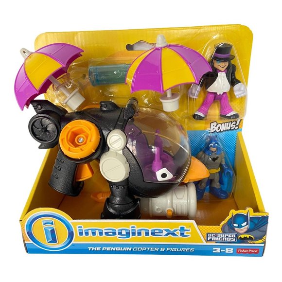 Fisher Price DC Super Friends Imaginext The Penguin Copter Set - Picture 5 of 5